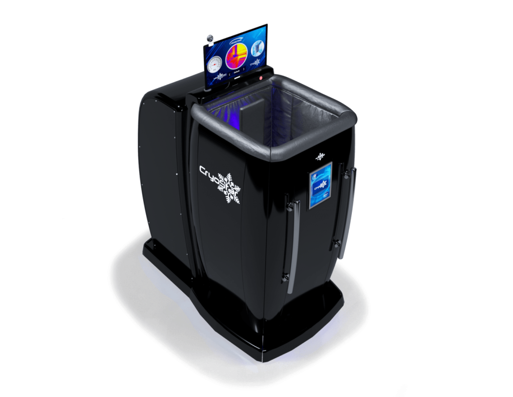 Camera crioterapica CryoStar nera a testa aperta