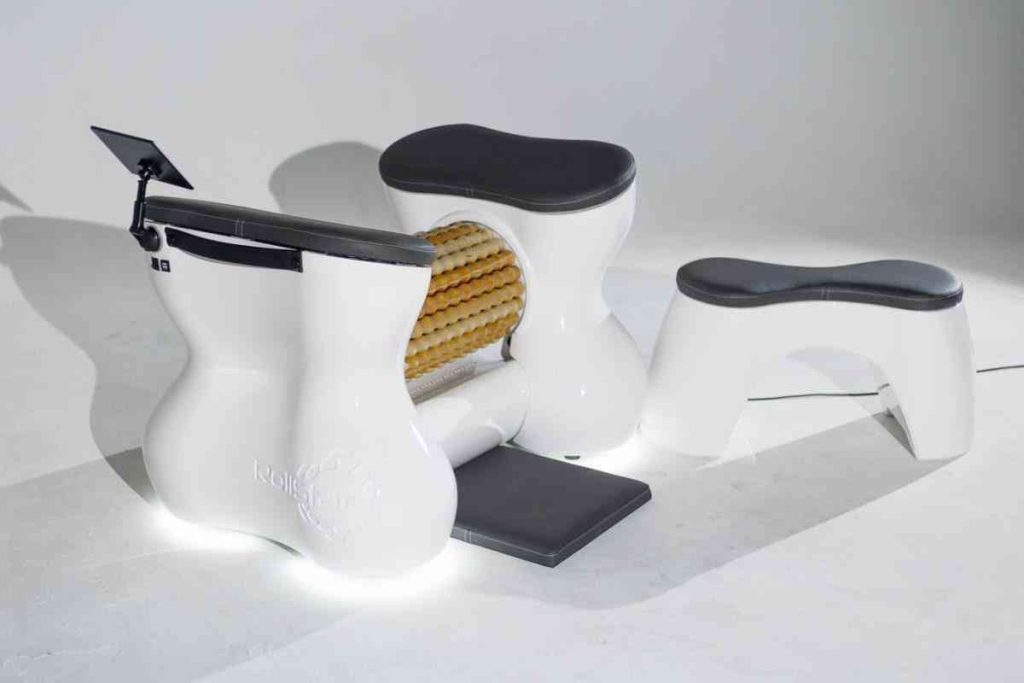 RollStar Rollshaper bianco con sgabello e tappetino