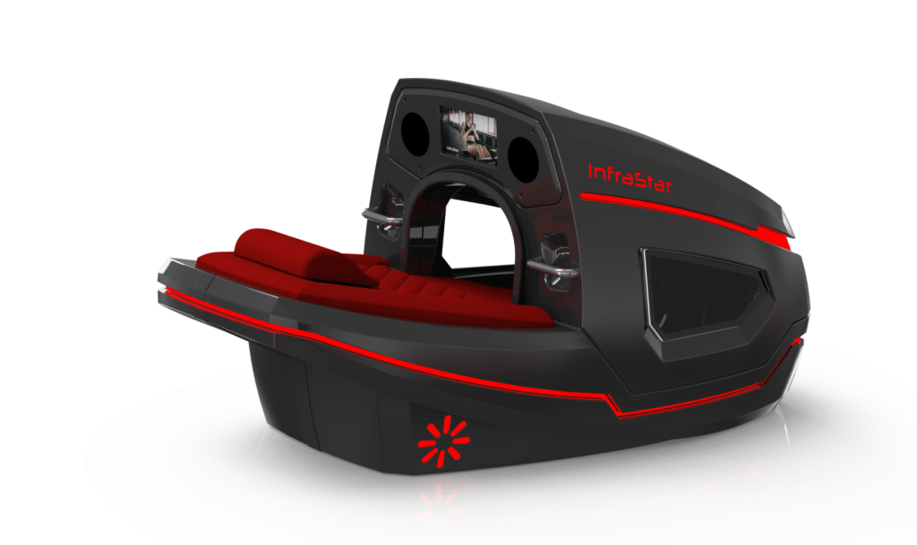 Cyclette InfraStar con interni rossi