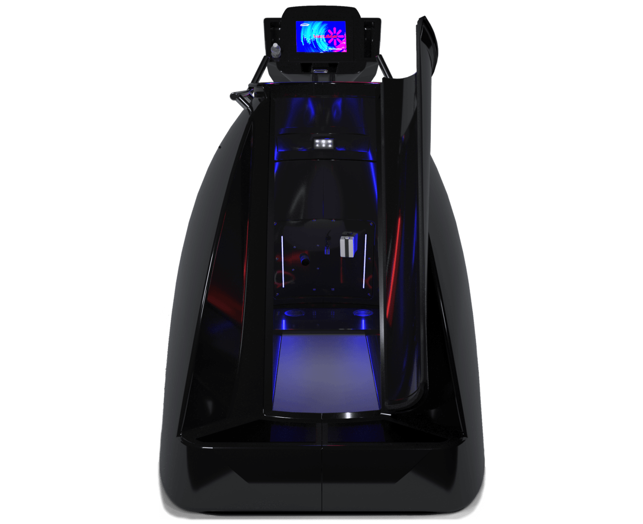 Tapis roulant VacuStar aperto con interno illuminato