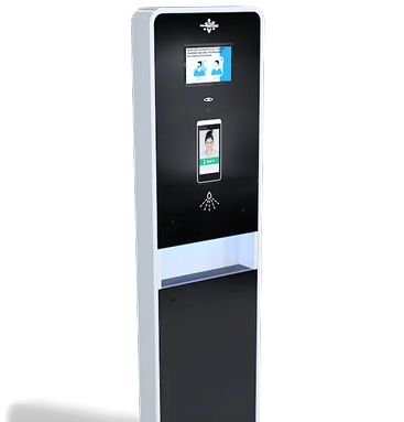 Stazione di accesso MedSaniStar, totem con riconoscimento facciale