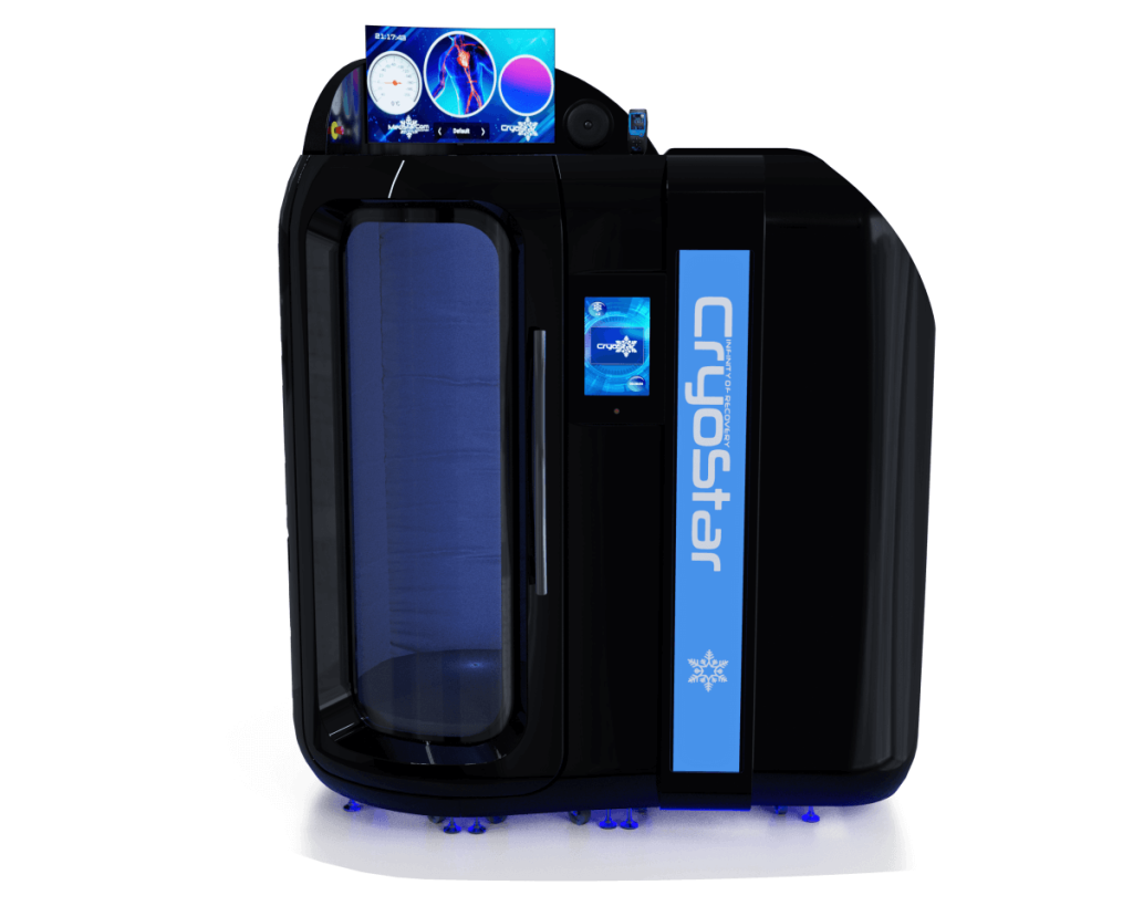Camera crioterapica ad azoto Antarctica con monitor superiore
