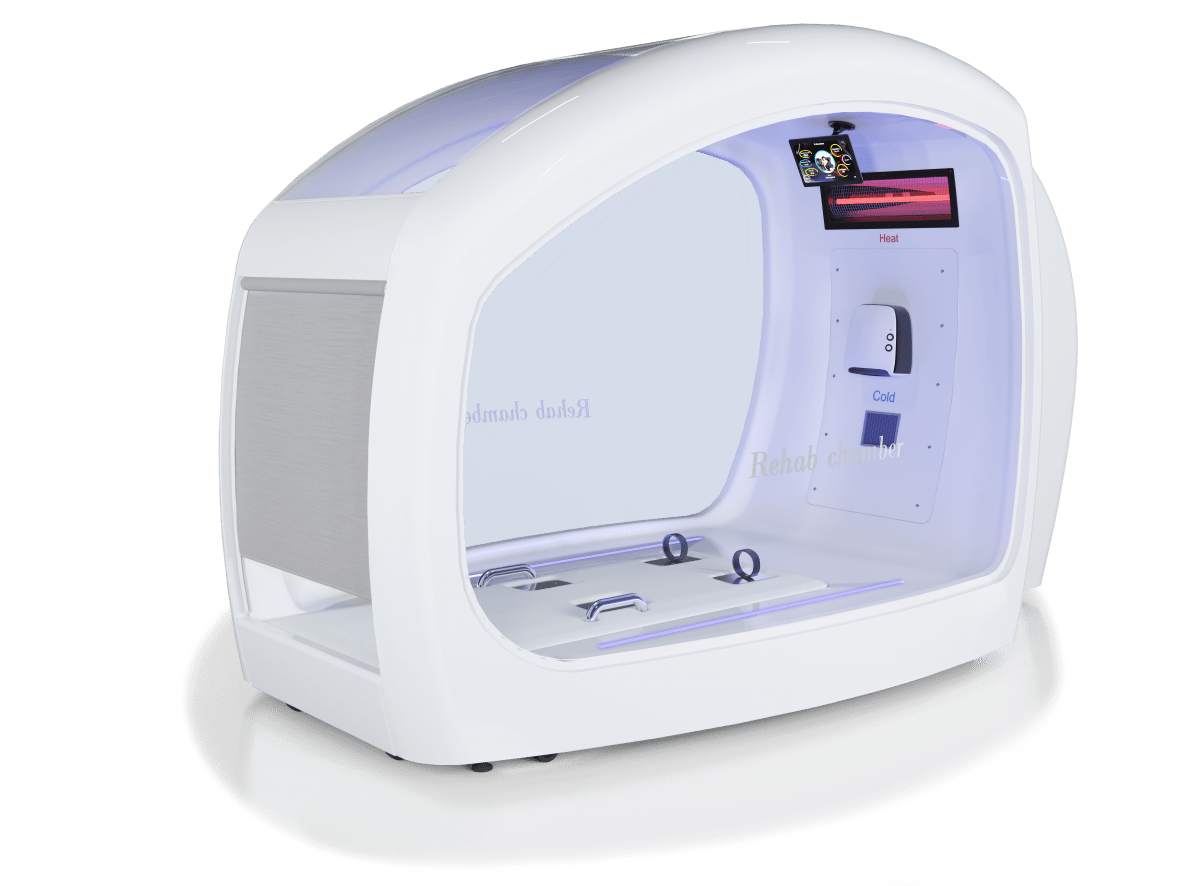 Capsula HotCRYO bianca, vista prospettica
