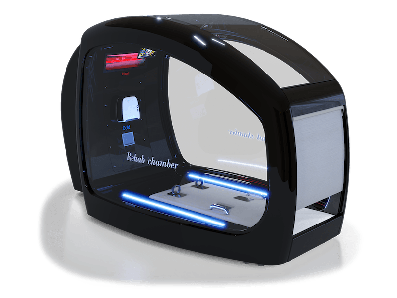 Capsula HotCRYO nera, vista laterale