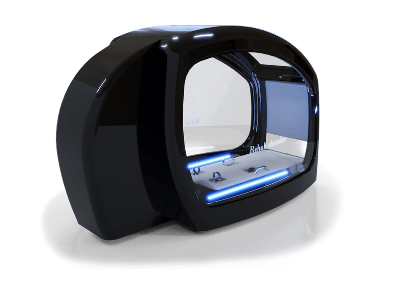 Capsula HotCRYO nera, vista posteriore