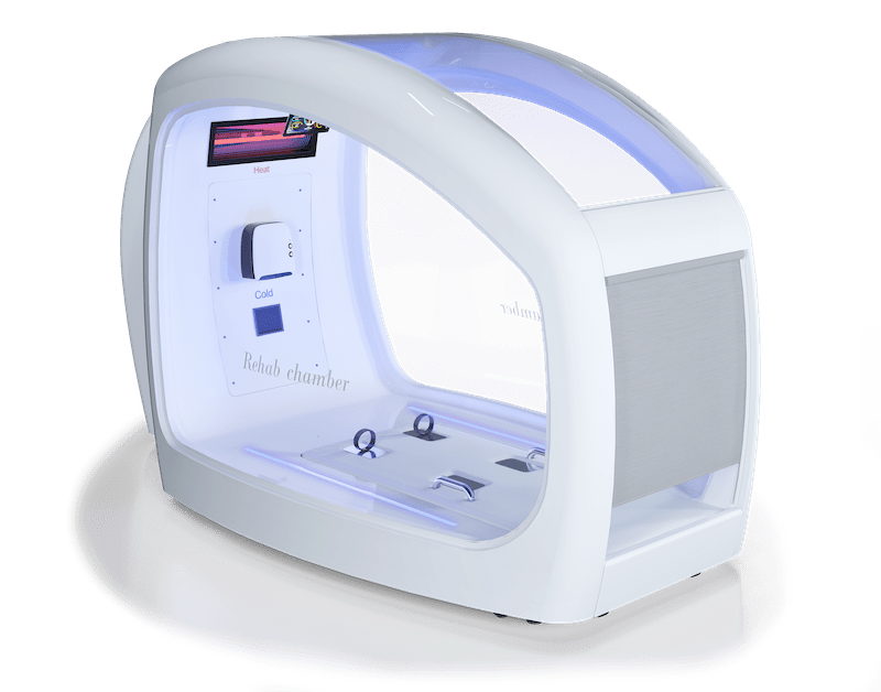 Capsula HotCRYO bianca con luci LED
