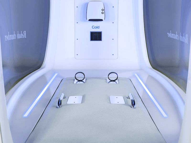 Interno della capsula HotCRYO bianca
