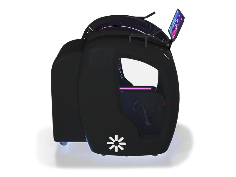 Cyclette InfraStar Sole nera con monitor