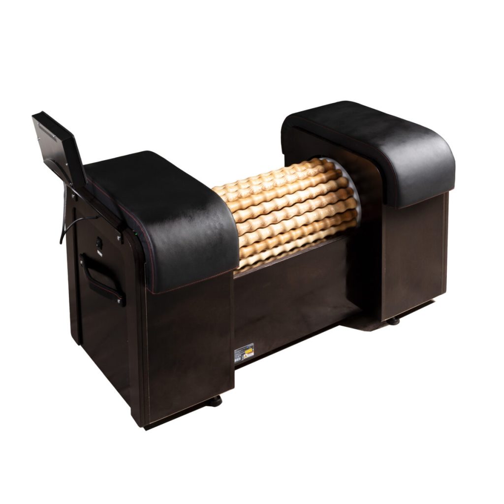 RollStar Mini con rullo in legno, vista laterale