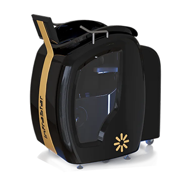 Cyclette InfraStar Sole nera con dettagli dorati