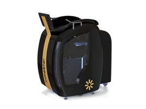 Cyclette InfraStar Sole con capsula nera e dettagli dorati