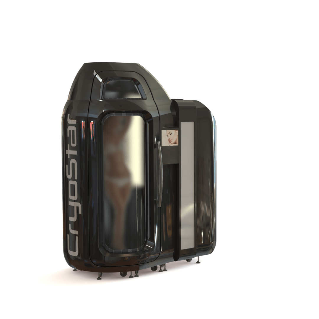 Camera CryoStar nera con porta in vetro