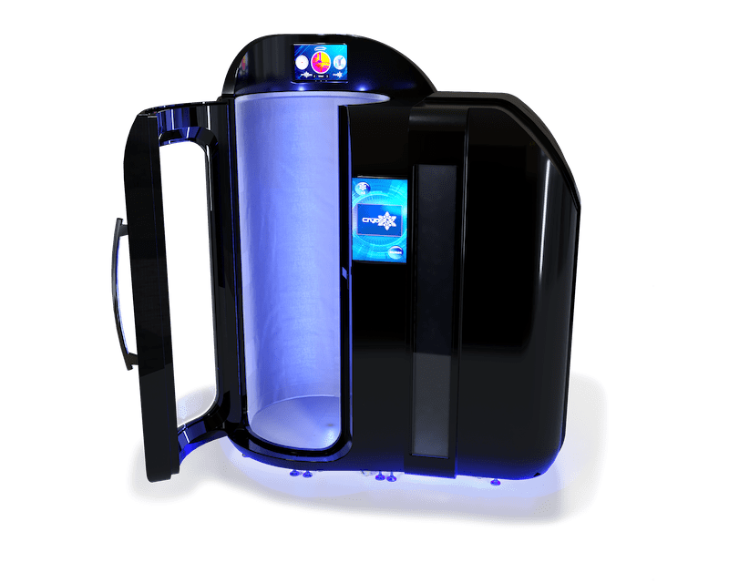 Camera CryoStar nera con porta aperta