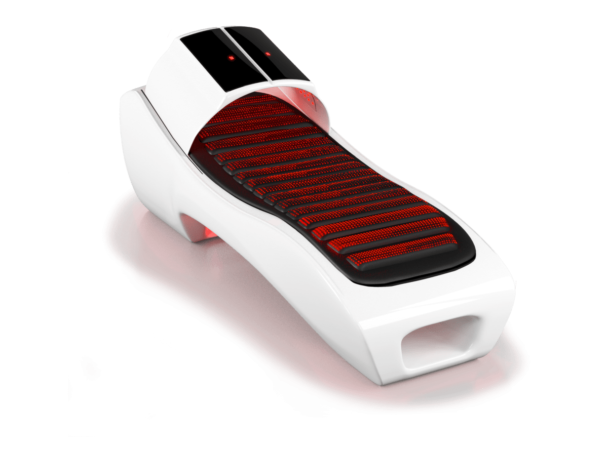 Lettino a luce rossa InfraCouch bianco