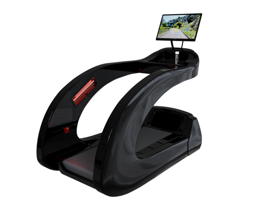 Tapis roulant a infrarossi InfraRunick con monitor