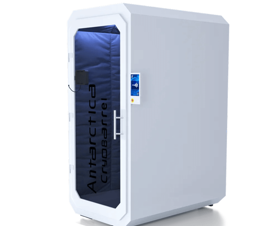 Camera Antarctica CryoBarrel bianca con touchscreen laterale