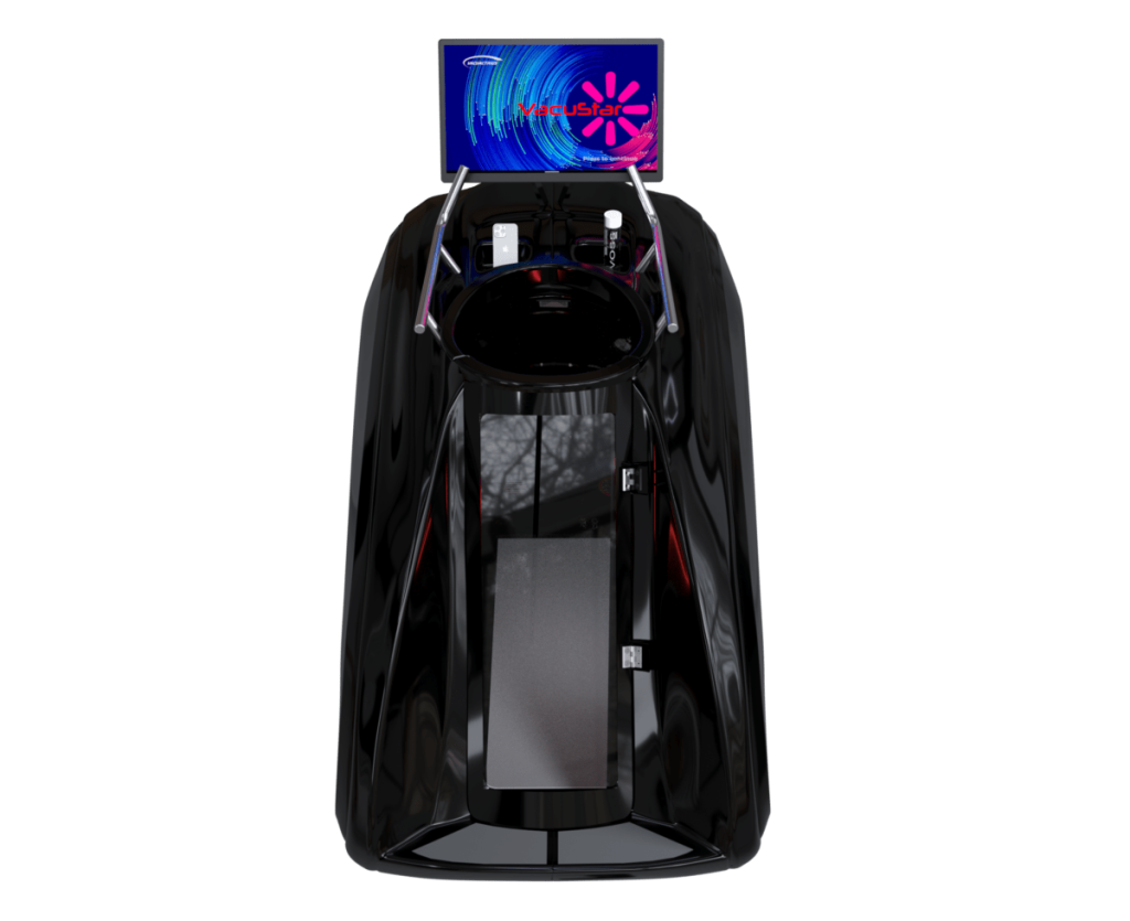 Tapis roulant VacuStar Dream nero, vista frontale