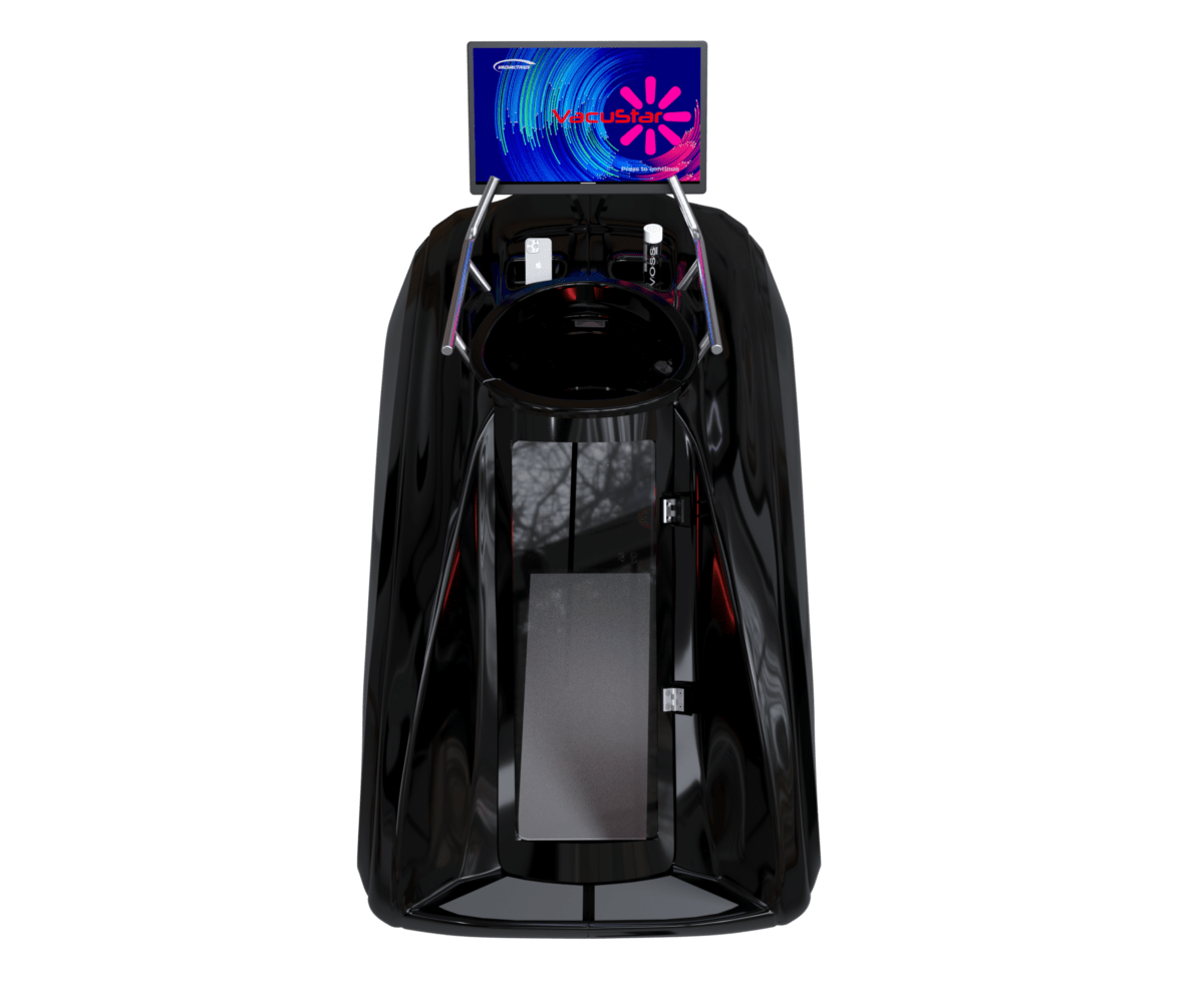 Tapis roulant VacuStar Dream nero, vista frontale