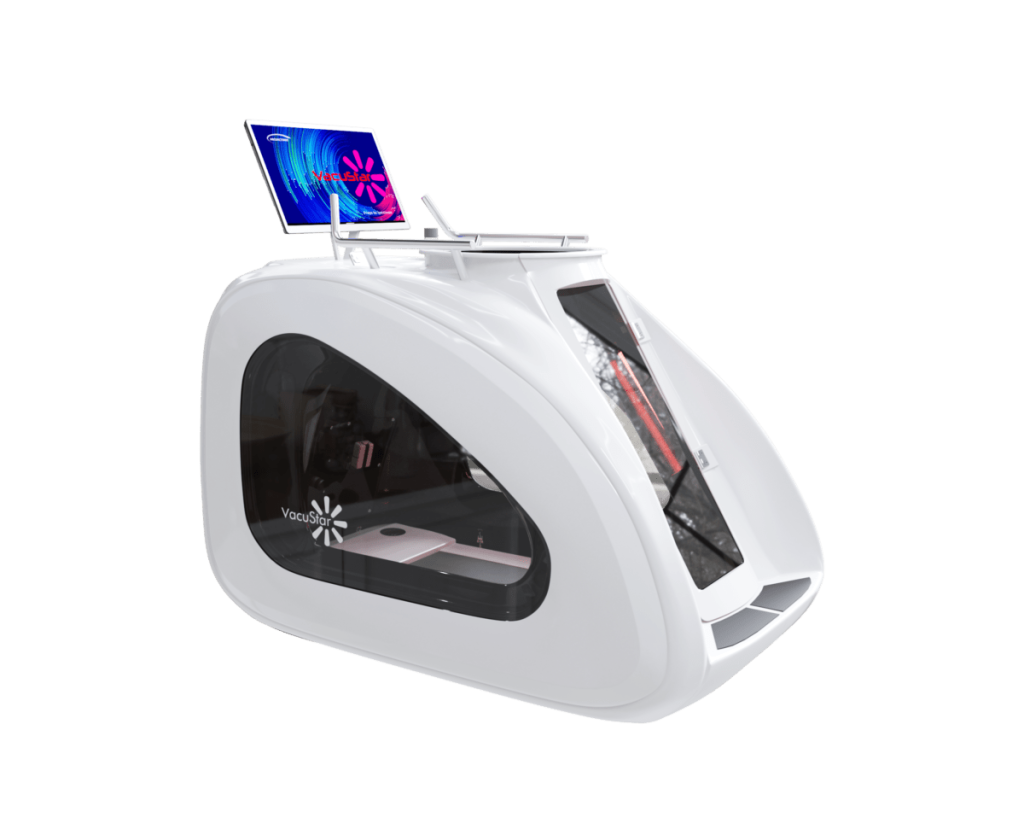 Tapis roulant VacuStar Dream bianco con monitor