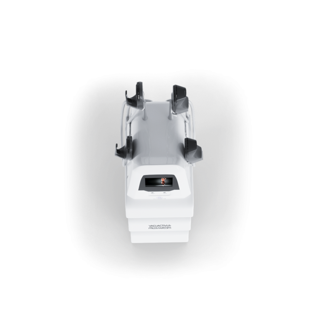 Silhouette Shaper EMS bianco, vista dall'alto
