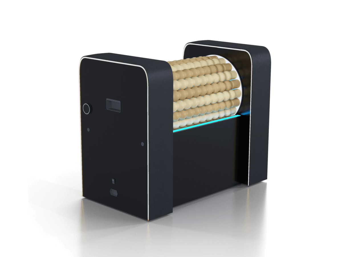 RollStar Mini SQ, rullo linfatico compatto nero