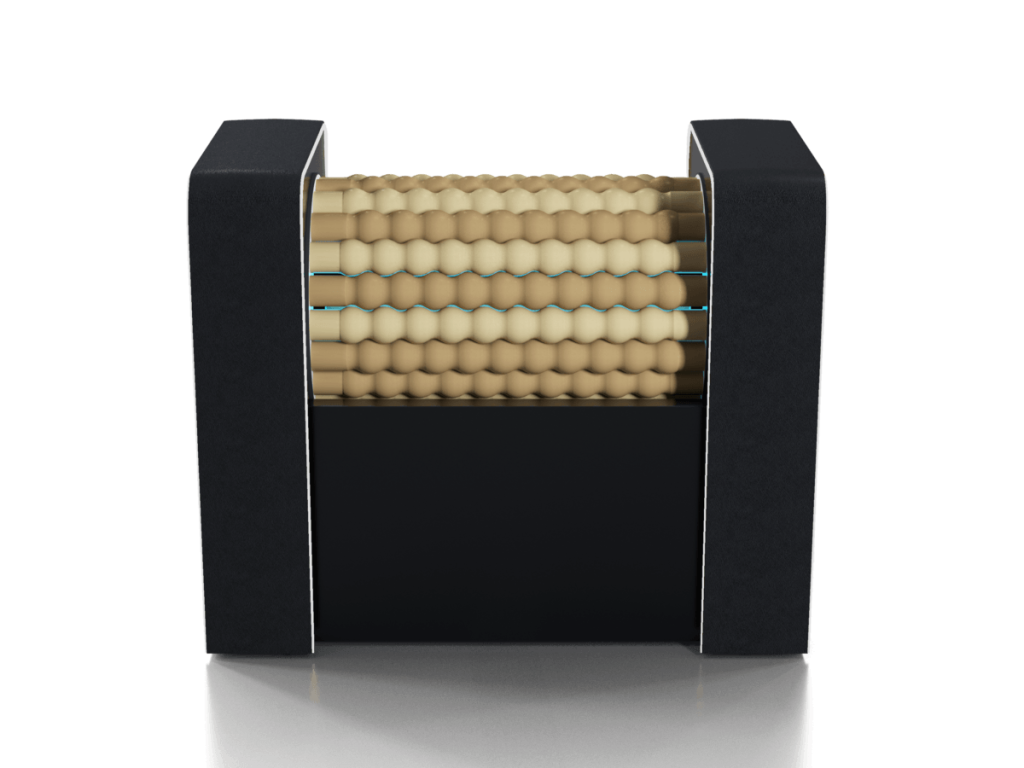RollStar Mini SQ nero, vista frontale
