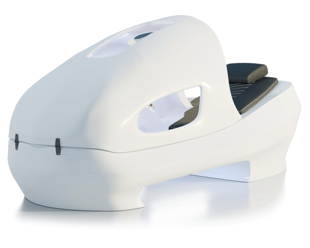Cyclette InfraStar S bianca con capsula chiusa