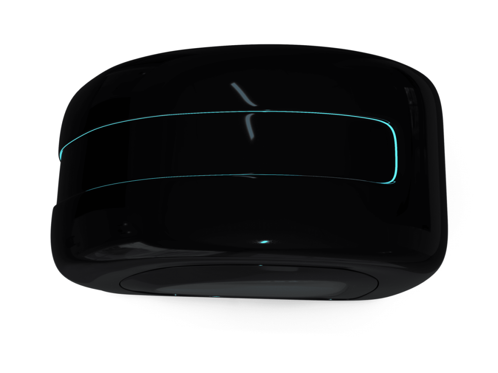 Capsula Revique HaloX nera, vista dall'alto