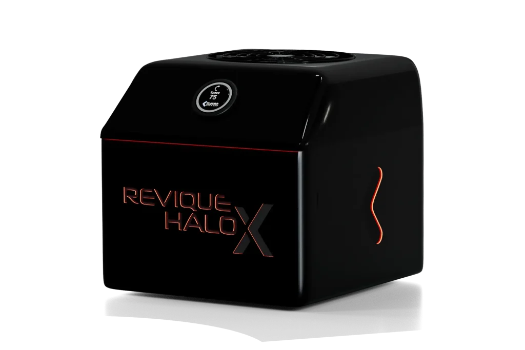 Generatore Caracalla HaloX nero con logo Revique HaloX