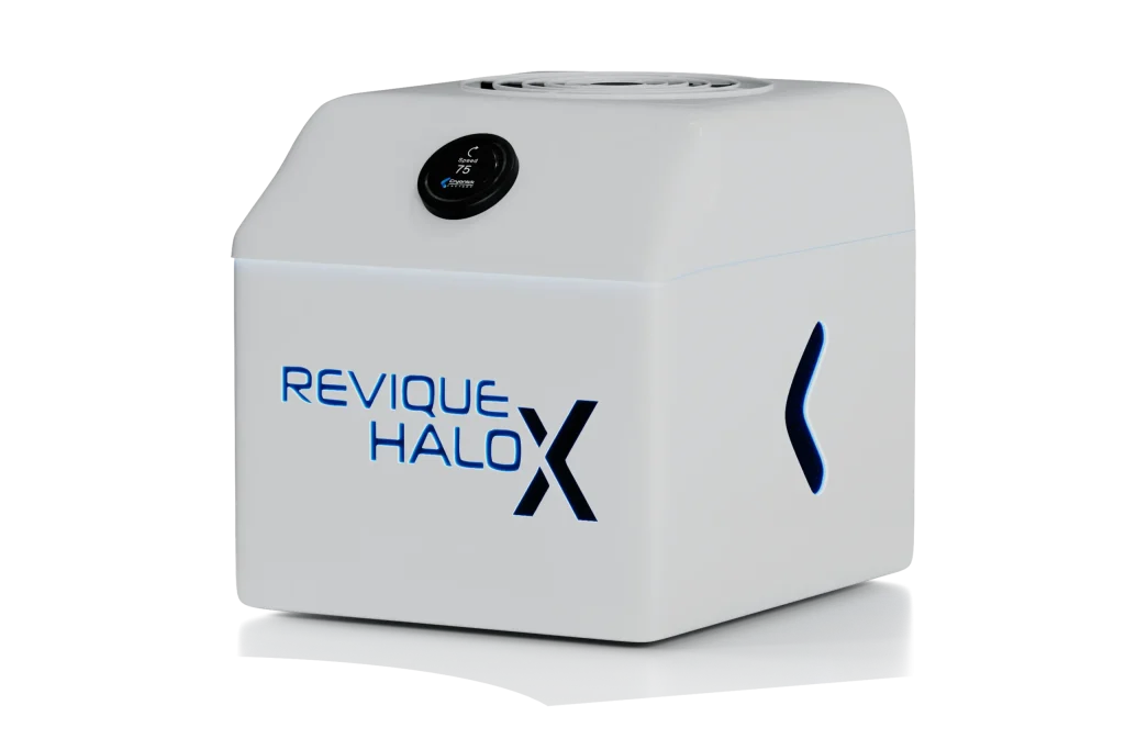 Generatore Caracalla HaloX bianco con logo Revique HaloX
