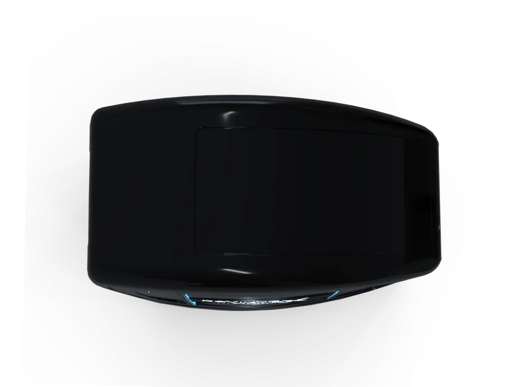 Capsula Revique HaloXL nera, vista dall'alto
