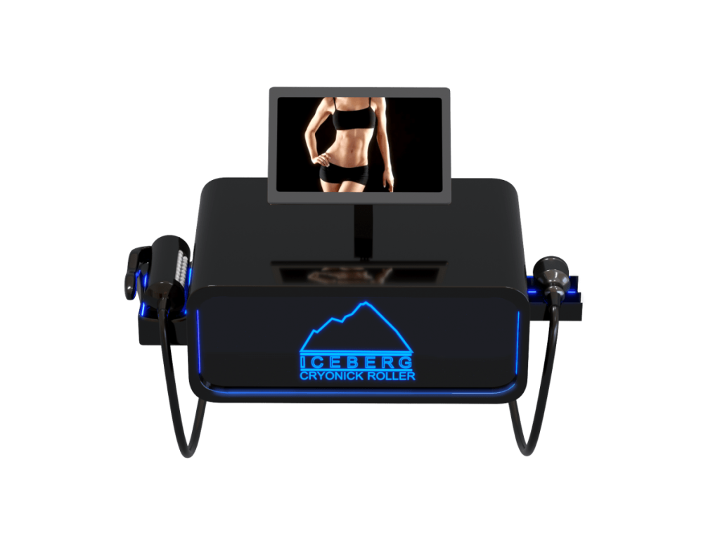 Iceberg Cryonick Roller con monitor e manipoli, vista frontale